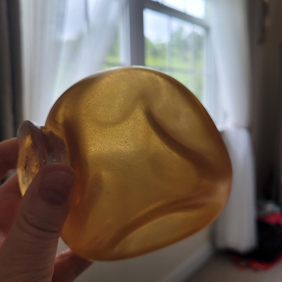 Global views handmade glass decor.set of 2 - Picture 4 of 6